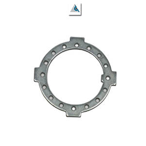 Arandelas de tuercas autoblocantes de acero inoxidable/latón industriales hechas a medida Acabado pulido Estilo dividido Chapado en zinc - Product Image 1