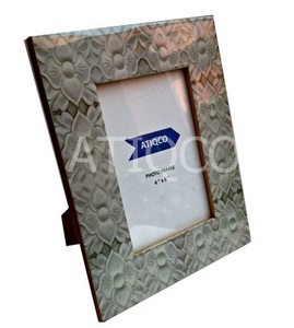 Cadre photo en bois Atiqco avec un design floral attrayant, impression numérique 6 couleurs, modèle 787783 - Product Image 1