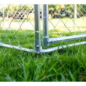 Toptan özel 10ft x 10ft x 6ft Metal zincir bağlantı köpek kapak kafes kulübesi açık büyük Pet <span class=keywords><strong>Run</strong></span> oyun evi herhangi bir boyut mevcut - Product Image 5