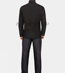 Veste softshell d'hiver pour homme, coupe-vent de haute qualité avec col montant, design personnalisé, respirante et écologique pour homme et femme - Product Image 2