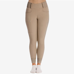 กางเกงเลกกิ้งสำหรับขี่ม้าของผู้หญิงเสื้อผ้าแบบมีห่วงเข็มขัดรัดเข่ากางเกงเลกกิ้งสำหรับขี่ม้าแฟชั่นล่าสุด - Product Image 1