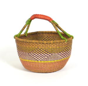Panier bolga naturel en jonc de mer de haute qualité, fait à la main, écologique avec de beaux motifs, fabriqué au Vietnam, offre spéciale - Product Image 2