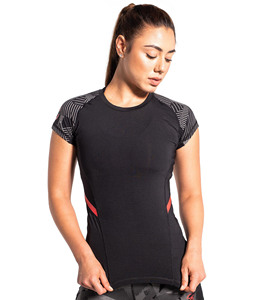 Ladies Hot <b>Compression</b> <b>Shirts</b> Baselayer Fitness t <b>Shirts</b> for Women Exercise and Running <b>Shirts</b> Short Sleeve Latest Design t Tops - Product Image 4