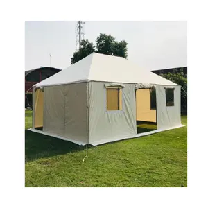 Professional Supplier Luxury Camping Safari Tent for Resort Glamping Hotel Tent with Transparent Roof Window