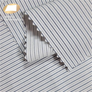 Tissu tissé, découpé aux UV, en polyester et spandex, à rayures imprimées, pour chemises décontractées, nouvelle collection 2020 - Product Image 4