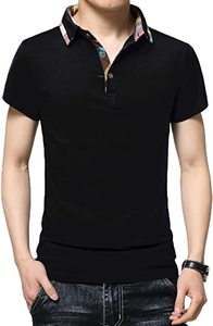 Polos blancs à manches longues pour hommes, t-shirts polos pour garçons, bureau décontracté, chemise homme grande taille - Product Image 6