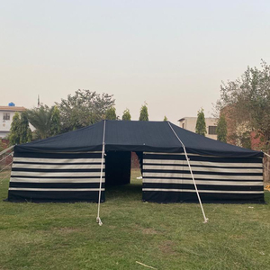 Tente de Camping en toile à rayures noires et blanches, rayures pour le marché du moyen-orient, livraison gratuite - Product Image 2