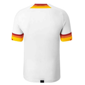 เสื้อฟุตบอลของผู้ชายเสื้อเข้ารูปเสื้อเจอร์ซีย์สีทึบออกแบบได้ตามต้องการ - Product Image 2