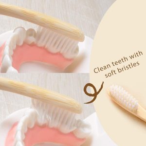Salute orale di bambù carbone spazzolino a basso tenore di carbonio medio setola morbida con manico in legno <span class=keywords><strong>set</strong></span> da <span class=keywords><strong>bagno</strong></span> - Product Image 5