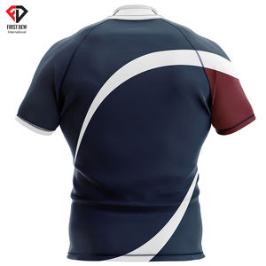 Vêtements de sport en Jersey pour hommes, maillot de Rugby, de haute qualité, disponible en grande taille, nouvelle collection - Product Image 6