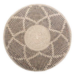 Plaque de panier murale ronde en jonc de mer naturel de qualité supérieure faite à la main Accessoires de décoration pour la maison du Vietnam - Product Image 1