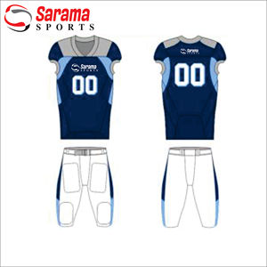 Ensemble d'uniformes de football américain Uniforme de sport bon marché Professionnel Super Top Produits Uniforme américain, - Product Image 1