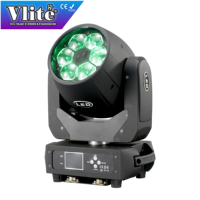 Luz Móvil LED RGBW de Tamaño Pequeño Bee Eyes 6x40W con Zoom de Ángulo de Haz 4-45°, Efecto Wash y Control DMX512
