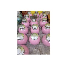 COLOR ROSA DE ALUMINIO con URNA DE CREMACIÓN DE PLATA de BRASSWORLD INDIA Suministros funerarios de calidad premium - Product Image 1