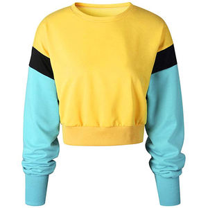 Último diseño sólido en blanco Crop Top personalizado mujeres camisetas nuevas señoras de moda Crop Top mujeres camisetas - Product Image 1