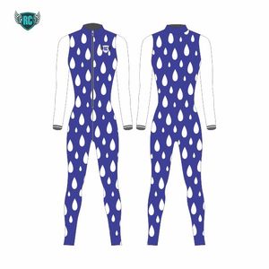 Mono Deportivo Transpirable de Yoga para Invierno, Cintura Baja, Corte Regular, Manga Larga, Largo Completo, Mono de Una Pieza Sublimado para Mujer - Product Image 3