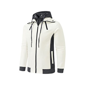 Sudadera con capucha de secado rápido para hombre, deportes de invierno, Fitness, correr, entrenamiento, manga larga, cremallera, sudaderas con capucha informales - Product Image 1