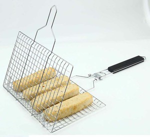 ตะแกรงย่างบาร์บีคิวแบบสองชั้นติดผนังทำจากสแตนเลสอุปกรณ์สำหรับเครื่องดื่มและสินค้าราคาถูก - Product Image 2