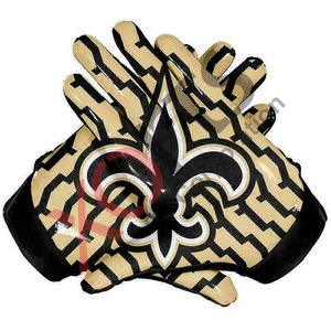 Récepteur personnalisé Gants de football américain collants Gants de football américain collégial flexibles à la mode Gants de sport Football - Product Image 1