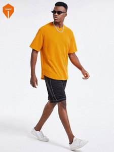 Mens Texture Seam Detail Basics Short Sleeve T-Shirts - Product Image 3