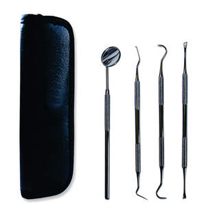 Kit Dental de acero inoxidable, herramientas para dentista, escalador Dental, 4 unidades - Product Image 4