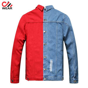 New Cotton Denim Jacket Men Casual Solid Color Lapel Single Breasted <b>Jeans</b> Jacket - Product Image 2