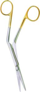 Surgical KNIGHT Scissors Supercut <b>Tungsten</b> Carbide insert 18cm Angled - Product Image 6