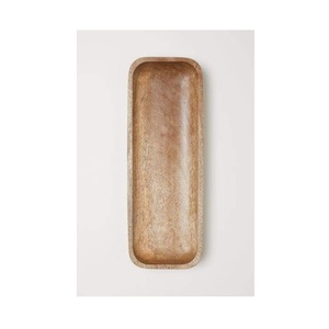 Accesorios de cocina, bandeja de servicio que se muestra en la comida, con forma ovalada, de madera pura, personalizable, de buena calidad - Product Image 4