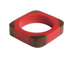 Anillo con soporte para servilletas, anillo con forma de resina dorada, Vintage, de lujo, informal, San Valentín - Product Image 4