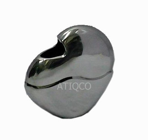 Florero de Metal de aluminio pulido brillante, hermosa decoración de Hotel de estilo costero para florero de suelo, soporte de flores - Product Image 5