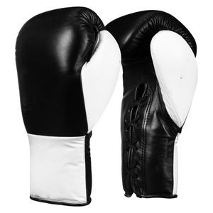 BoxingGlove หนังต่อสู้แบบผสมผสานสีดำ,ขายดีที่สุดข้อมือขนาด8ออนซ์10ออนซ์12ออนซ์14ออนซ์16ออนซ์ - Product Image 1