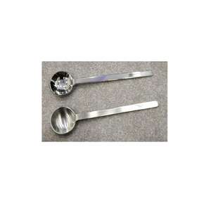 Cuillère à sucre en acier inoxydable vintage moderne de luxe fantaisie pour la décoration de la maison et l'utilisation en cuisine, mariages, fêtes - Product Image 1