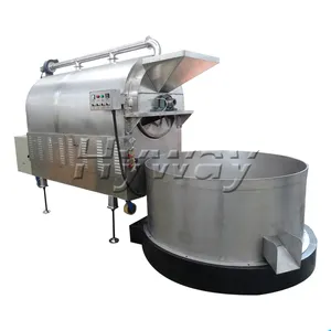 200kg/batch cocoa roaster machine chestnut