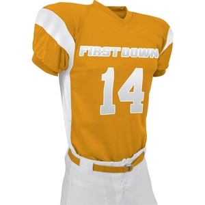 Camiseta de uniforme de fútbol americano juvenil, venta al por mayor, característica transpirable de talla grande - Product Image 1