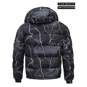 Veste bouffante en coton pour hommes, unie, plusieurs coloris, noir, avec votre Logo privé, Design personnalisé, vente en gros - Product Image 5
