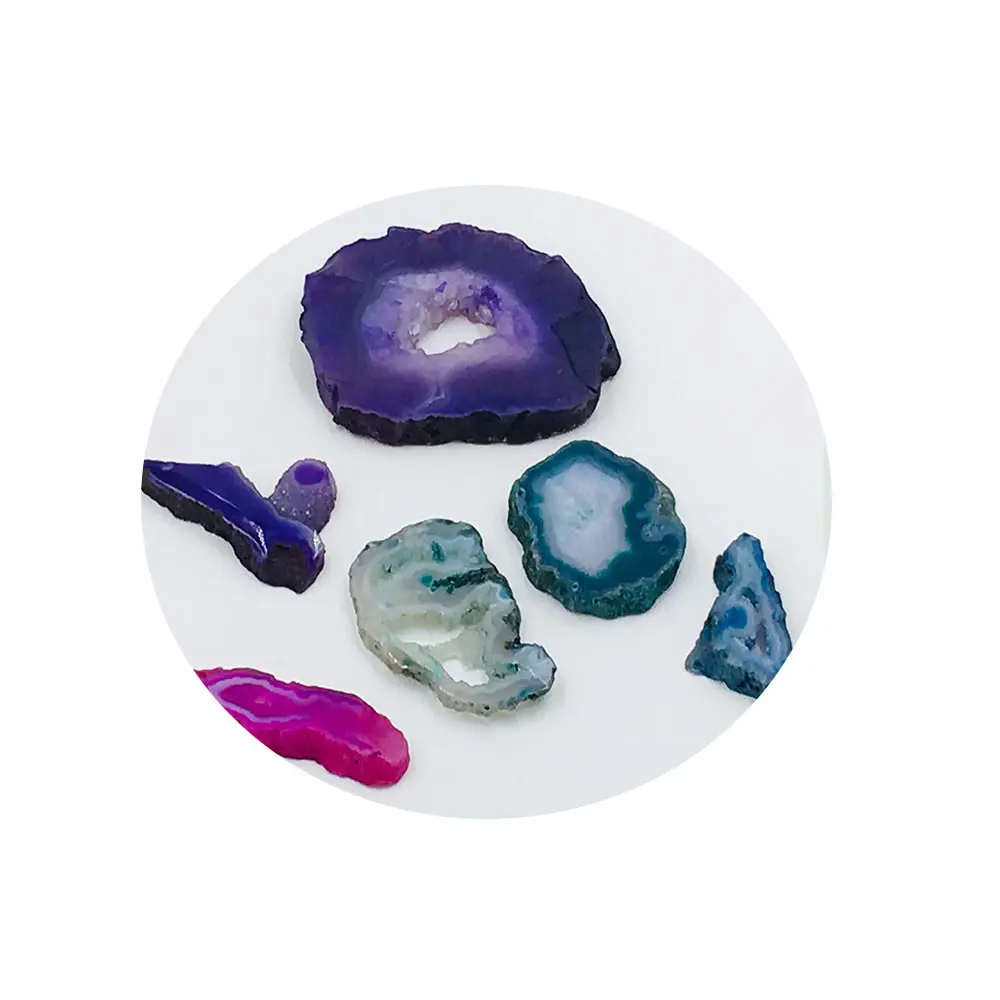 Chất lượng cao druzy Agate lát hạt đá quý nhà sản xuất