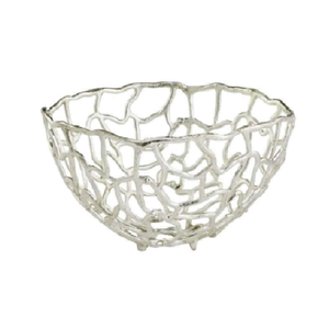 Bol de service martelé vaisselle dessus de Table bol à chocolat décoratif couleur argent pour Restaurant et hôtel fait à la main - Product Image 3
