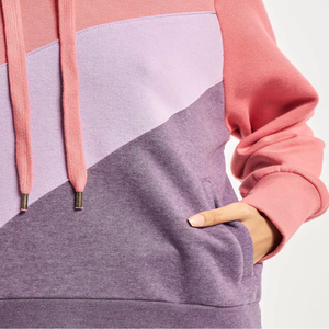 Hoodie femme tendance, couleur attrayante, fabrication OEM, tissu 100% coton/polyester sur mesure selon les exigences du client - Product Image 5