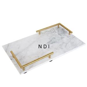Nueva llegada Diseño Elegante Bandeja Diseño de mármol Bandeja para servir alimentos Snacks y bandeja para servir frutas secas - Product Image 1