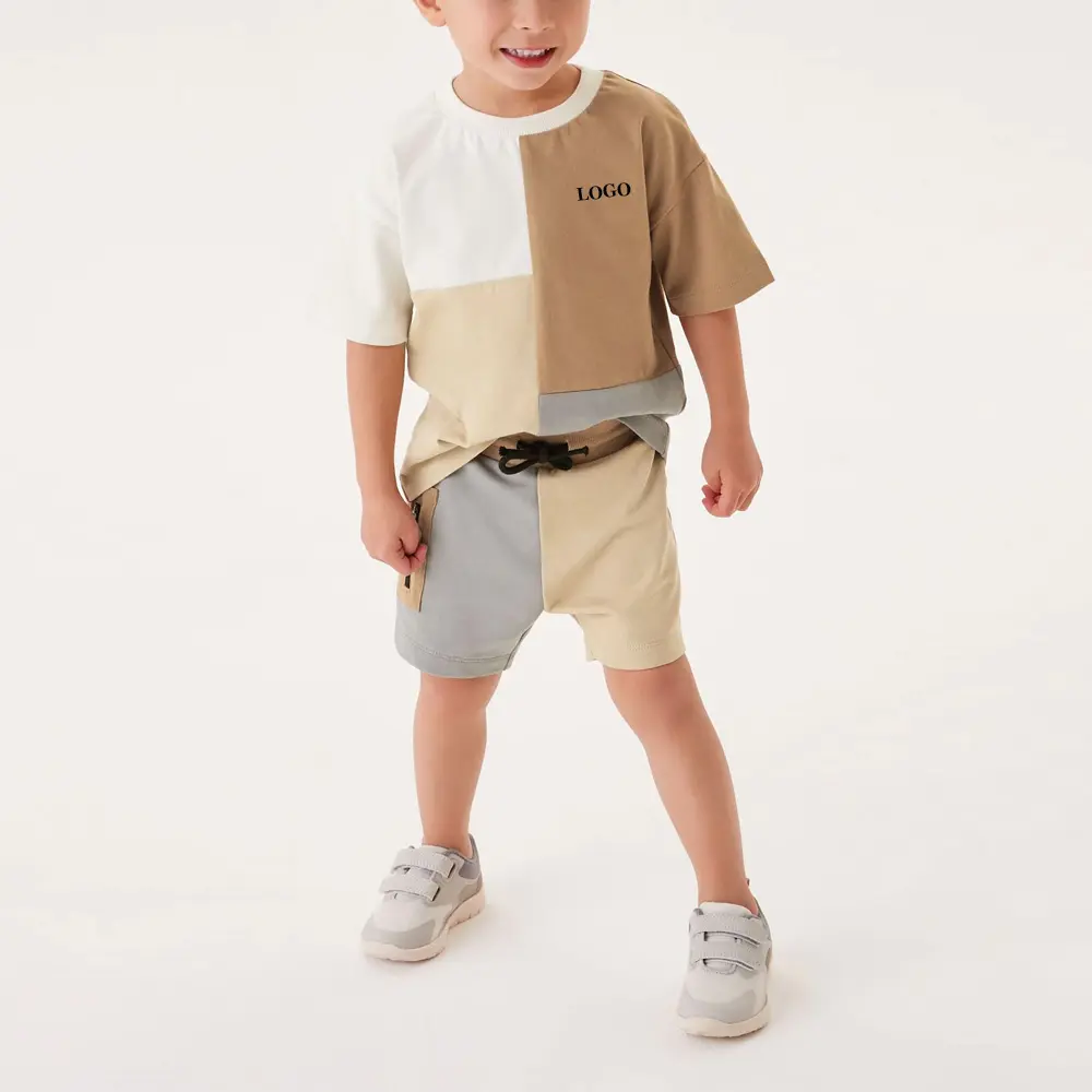 Cheapest Best Kids Street Wear 2pcs Baby Boys' Clothing Sets / Children Cloths Boys Summer Set Child Clothing Twin Set For Boy