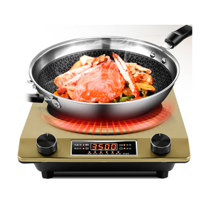 Dmwd — plaque <span class=keywords><strong>de</strong></span> <span class=keywords><strong>cuisson</strong></span> à induction professionnelle 3500 watts, en verre coréen - Product Image 4