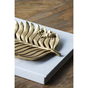 Plato de hoja de mármol de madera acrílica, bandeja redonda decorativa para servir alimentos, bandeja de madera de Metal para uso doméstico y almacenamiento en muchas ocasiones - Product Image 5