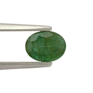 Dropshipping producto 8X6mm corte ovalado facetado Esmeralda zambiana Natural 1,33 Ctw piedra preciosa suelta alta calidad proveedor de compra a granel - Product Image 1