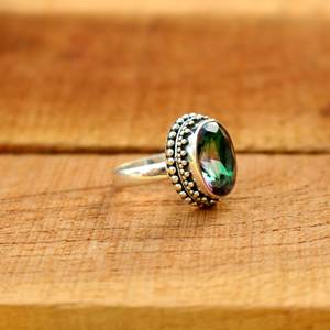 Anillo de topacio místico Natural, joyería de plata de ley 925, Gema 2022, precio de fábrica al por mayor - Product Image 2
