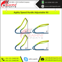 Kit de Obstáculos de Velocidad Ajustables de Primera Calidad, Duraderos, de Acero y Plástico, Color Personalizado, para Entrenamiento Deportivo de Fútbol, Sahni Sports