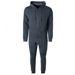 ขายส่งบุรุษโลโก้ที่กําหนดเองวอร์มกีฬาแจ็คเก็ตเสื้อกันหนาวหมวกและชุด Jogger ผู้ชาย - Product Image 6