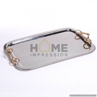 Home Decorative Enamel Fancy Serving Tray