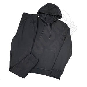 ชุดวอร์มผ้าฝ้าย380 2ชิ้นสำหรับผู้ชายชุดวอร์มผ้าฟลีซพิมพ์ลาย GSM สำหรับใส่ไปยิมออกแบบได้ตามต้องการ - Product Image 6