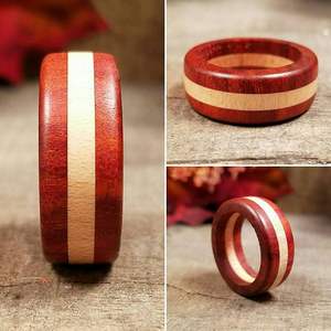 Anillo de madera personalizado para servilletas, accesorio decorativo y llamativo, hecho a mano, para bodas, fiestas, hogar y hoteles - Product Image 3