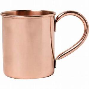 Tasse en acier de baril de cuivre pur de conception supérieure de qualité supérieure pour les tasses en cuivre de mule de Moscou ensemble de 4 pièces - Product Image 6